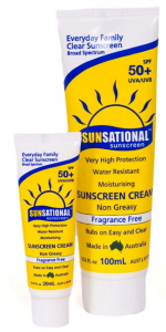 SPF50 sunscreen available at Bunbury skin cancer clinic